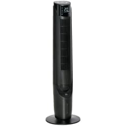 image-Quiet Air Cooler, Home Evaporative Ice Cooling Tower Fan Bedroom, Black