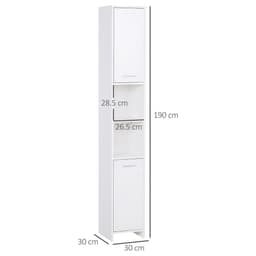 image-Storage Cabinet For Bathroom Bedroom Freestanding Door Cupboard&Shelves