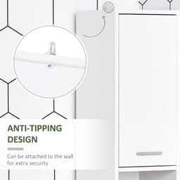image-Storage Cabinet For Bathroom Bedroom Freestanding Door Cupboard&Shelves