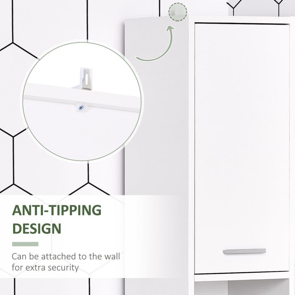 image-Storage Cabinet For Bathroom Bedroom Freestanding Door Cupboard&Shelves