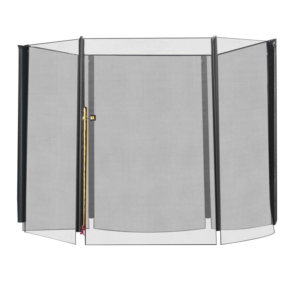 image-8' Trampoline Bounce Safety Fence Round Trampoline Enclosure Net HOMCOM