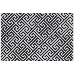 image-121x182cm Reversible Outdoor Rug Portable Plastic Straw RV Outsunny