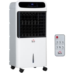 image-Mobile Air Cooler, Evaporative Anion Ice Cooling Fan Humidifier Unit HOMCOM