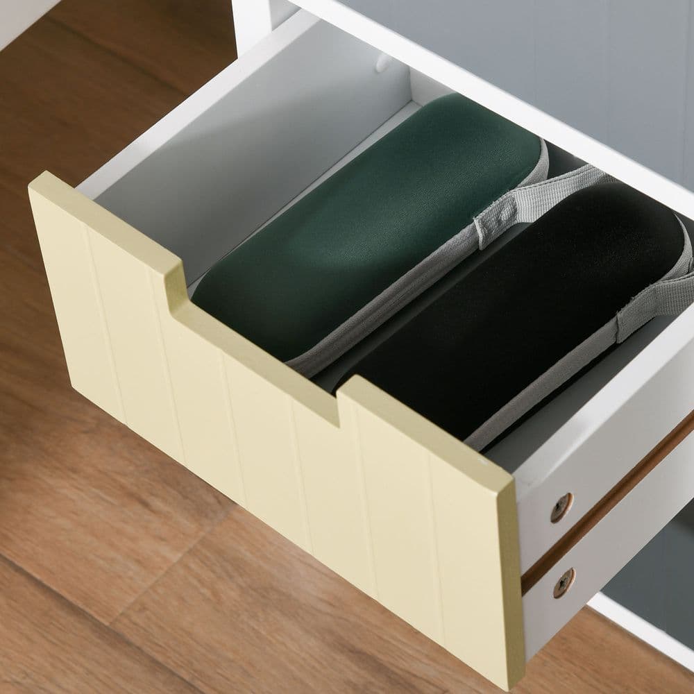 image-3 Drawer Colourful Storage Cabinet Tower Dresser Chest Organiser Home