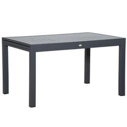 image-Extendable Garden Table 10 Seater for Lawn Balcony and Backyard Grey Outsunny
