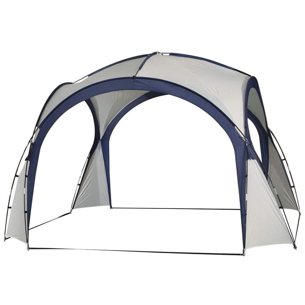 image-Outdoor Gazebo Event Dome Shelter Party Tent for Garden Outsunny