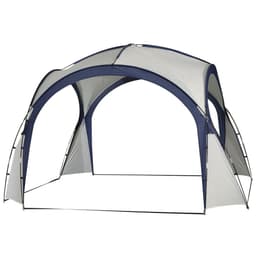 image-Outdoor Gazebo Event Dome Shelter Party Tent for Garden Outsunny