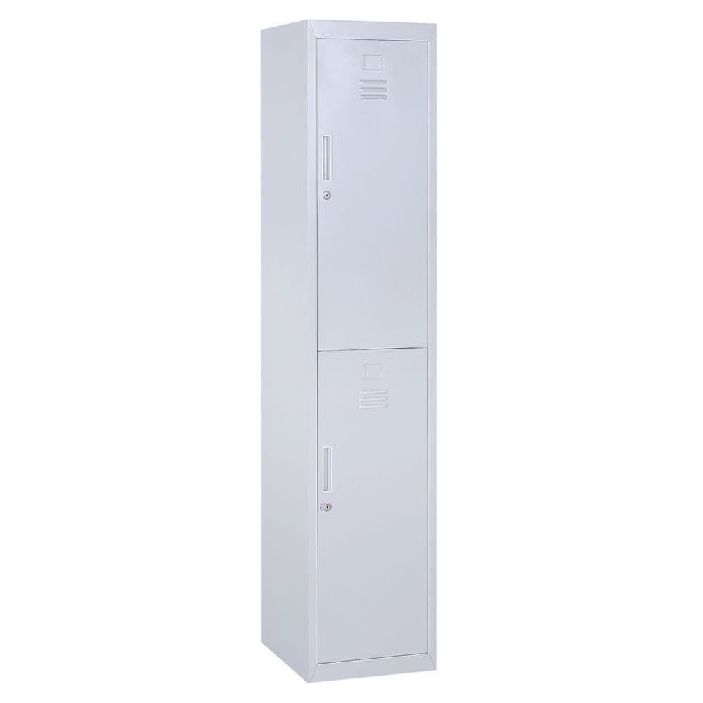 image-1.8m Locker Office Cabinet Storage Cold Rolled Steel Storage Shelves Vinsetto
