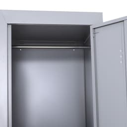 image-1.8m Locker Office Cabinet Storage Cold Rolled Steel Storage Shelves Vinsetto