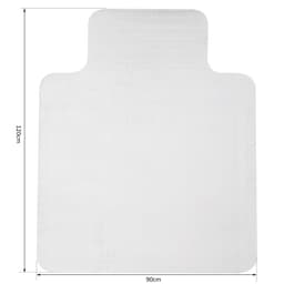 image-Office Carpet Protector Chair Mat Spike Non Slip Chairmat Frosted HOMCOM