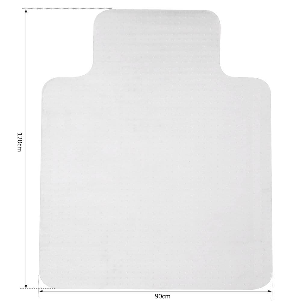 image-Office Carpet Protector Chair Mat Spike Non Slip Chairmat Frosted HOMCOM