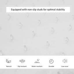 image-Office Carpet Protector Chair Mat Spike Non Slip Chairmat Frosted HOMCOM