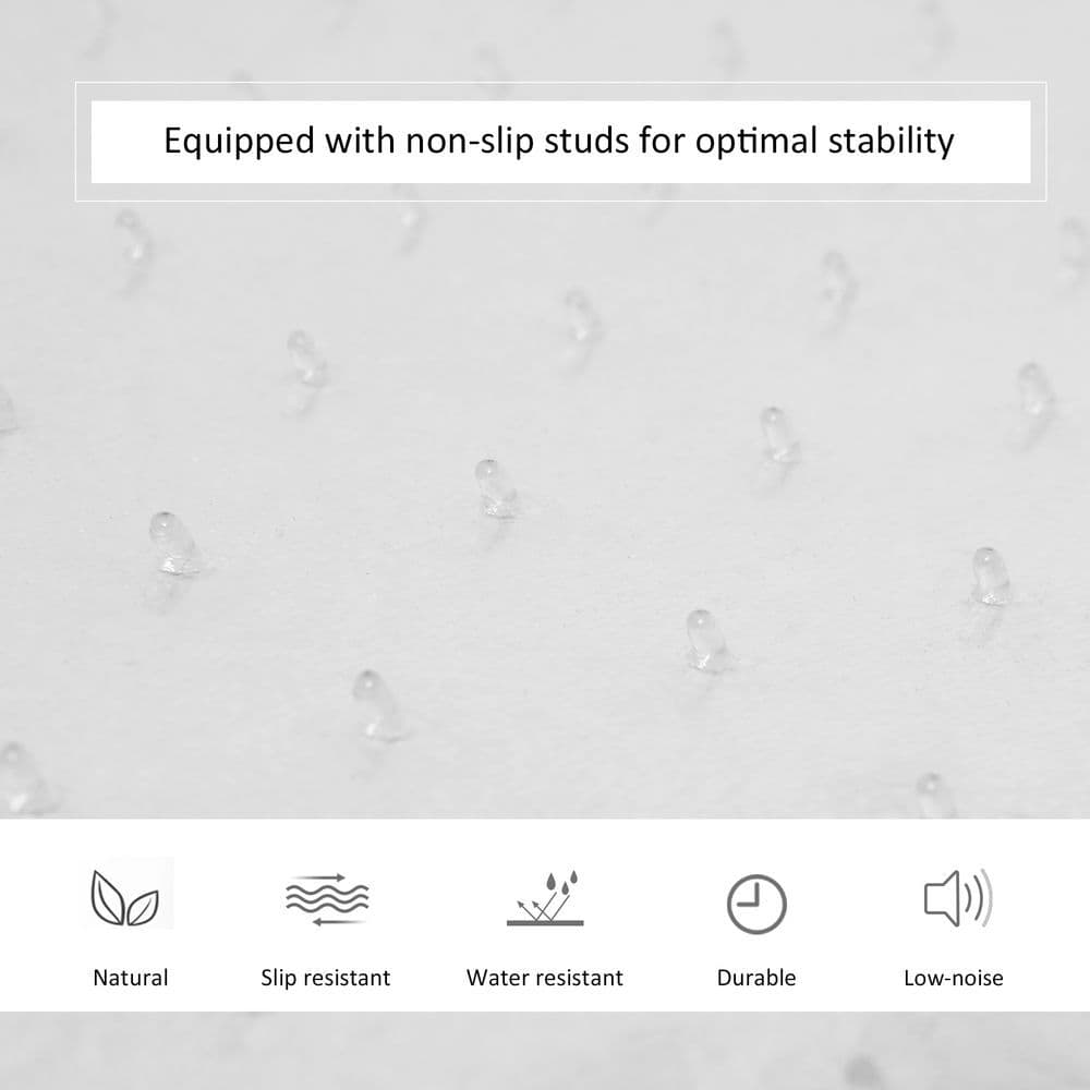 image-Office Carpet Protector Chair Mat Spike Non Slip Chairmat Frosted HOMCOM