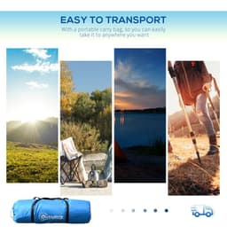 image-4-6 Persons Camping Tent Dome Family Travel Group Hiking Room Fishing Outsunny