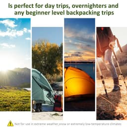 image-Camping Tent, Family Tent 4-8 Person 2 Room Easy Set Up, Green Outsunny