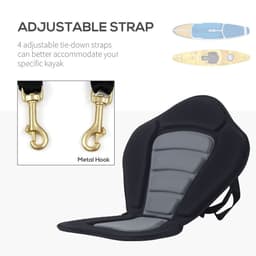 image-Universal Kayak Seat Sit On Top Canoe Back Rest Detachable Fishing Boat HOMCOM