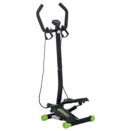 image-Stepper Step Machine w/ Resistance Bands Fitness Exercise Workout HOMCOM