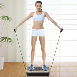 image-Vibration Plate Machine Fitness Body Shaper Slim Trainer Home Gym HOMCOM