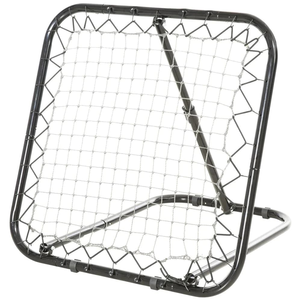 image-Angle Adjustable Rebounder Net Goal Training Set Football, Baseball HOMCOM