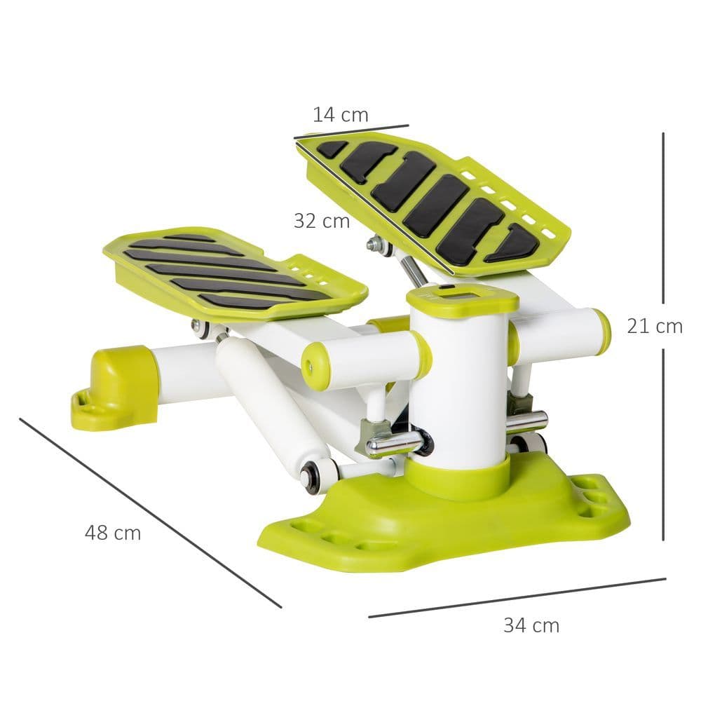 image-Portable Mini Stepper Step Machine for Home Gym Office Exercise Workout HOMCOM