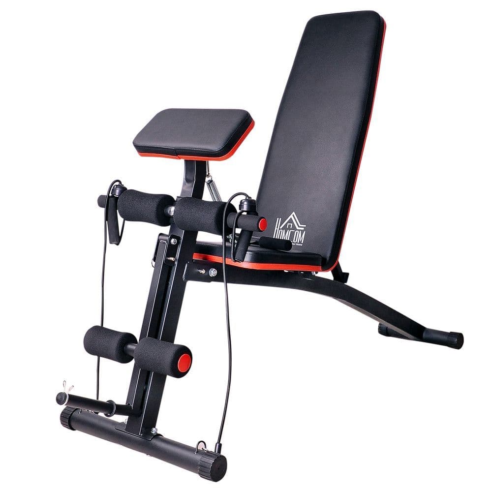 image-Foldable Dumbbell Bench Weight Training 7 Incline Adjustable Workout