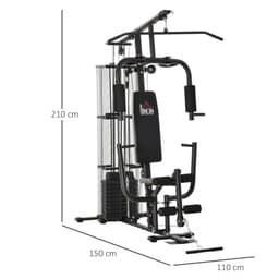 image-Multifunction Home Gym Weight Training Station Fitness Strength Machine HOMCOM