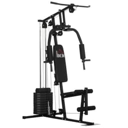 image-Multifunction Home Gym Machine with 45kg Weights for Full Body Workout HOMCOM