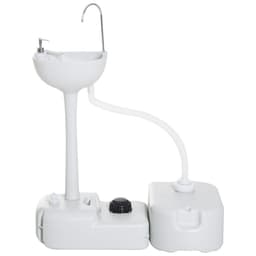 image-24L Portable Portable Hand wash Sink Hand Washing Basin Water Tank Outsunny