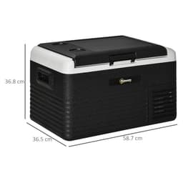 image-30L Car Refrigerator 12V Portable Freezer for Camping, Driving Outsunny