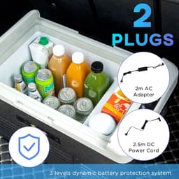image-30L Car Refrigerator 12V Portable Freezer for Camping, Driving Outsunny