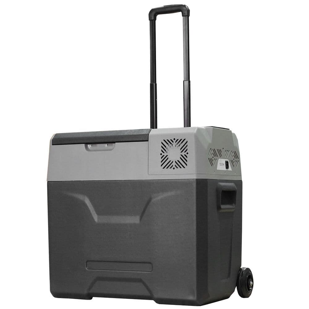 image-Car Refrigerator, Portable 12/24V 50L Fridge Freezer, Down to -20� HOMCOM