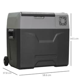 image-Car Refrigerator, Portable 12/24V 50L Fridge Freezer, Down to -20� HOMCOM