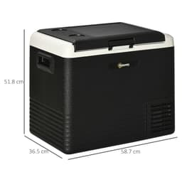 image-50L Car Refrigerator 12V Portable Freezer for Camping, Driving Outsunny