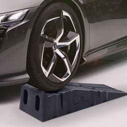 image-Heavy Duty 2.5 Ton Plastic Car Lifting Ramps Automotive Vehicle Garage Durhand
