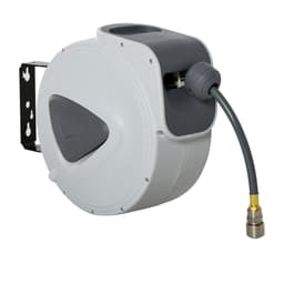 image-Retractable Air Hose Reel Auto Self-Winding Wall Mount 1/4" 15m+140cm Durhand