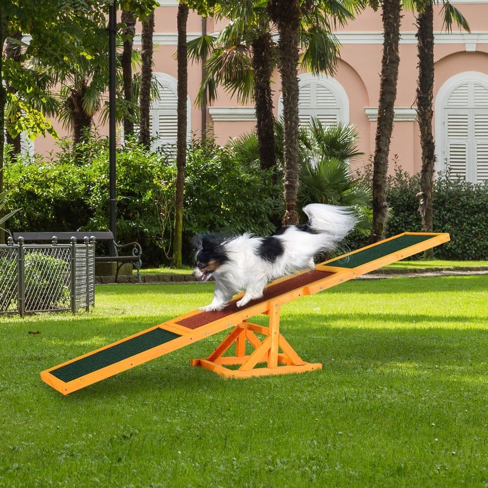 image-New Pet Seesaw Dog Training Agility Equipment Toy Exercise Playing Pawhut