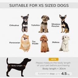 image-Pet Sofa Dog Couch, Short Plush, for Small Dog, 70 x 47 x 30 cm, Grey Pawhut