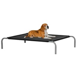 image-Cooling Pet Bed Elevated Dog Bed with Non-slip Pads for Large Dogs Pawhut