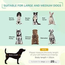 image-Cooling Pet Bed Elevated Dog Bed with Non-slip Pads for Large Dogs Pawhut
