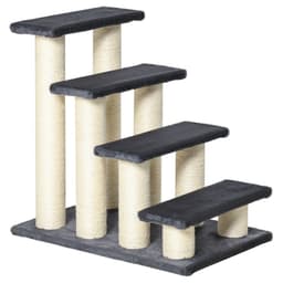 image-Pet Stair Dog Cat Step Ladder Climb Plush Soft Comfort Particle Board