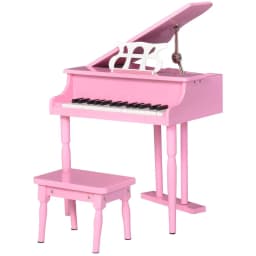 image-30 Keys Mini Kids Piano with Music Stand and Bench Best Gifts Toy HOMCOM