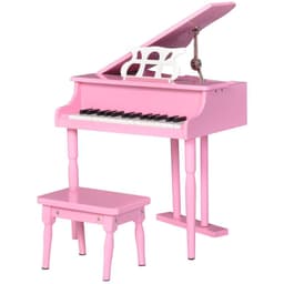 image-30 Keys Mini Kids Piano with Music Stand and Bench Best Gifts Toy HOMCOM
