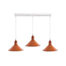 image-Industrial Vintage Loft Kitchen Bar 3 Lights Fittings Ceiling Cone Metal E27