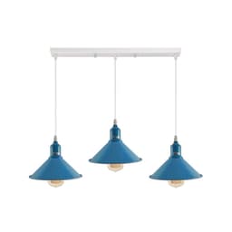 image-Industrial Vintage Loft Kitchen Bar 3 Lights Fittings Ceiling Cone Metal E27