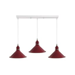 image-Industrial Vintage Loft Kitchen Bar 3 Lights Fittings Ceiling Cone Metal E27