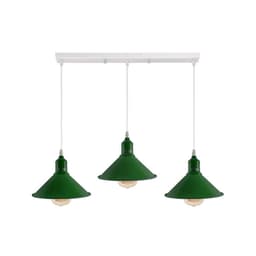 image-Industrial Vintage Loft Kitchen Bar 3 Lights Fittings Ceiling Cone Metal E27
