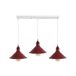 image-Industrial Vintage Loft Kitchen Bar 3 Lights Fittings Ceiling Cone Metal E27