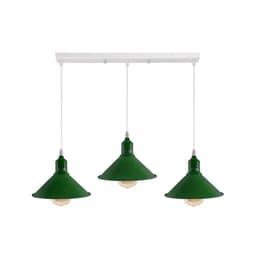 image-Industrial Vintage Loft Kitchen Bar 3 Lights Fittings Ceiling Cone Metal E27