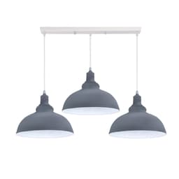 image-Industrial Vintage Loft Kitchen Bar 3 Lights Fittings Ceiling Curvy Metal E27