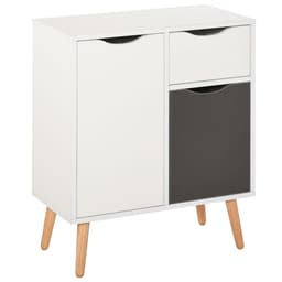 image-Floor Cabinet Storage Cupboard Sideboard with Drawer for Bedroom, Living Room